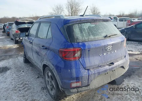 2024 Hyundai Venue Sel из США, поврежденный, VIN KMHRC8A36RU320043